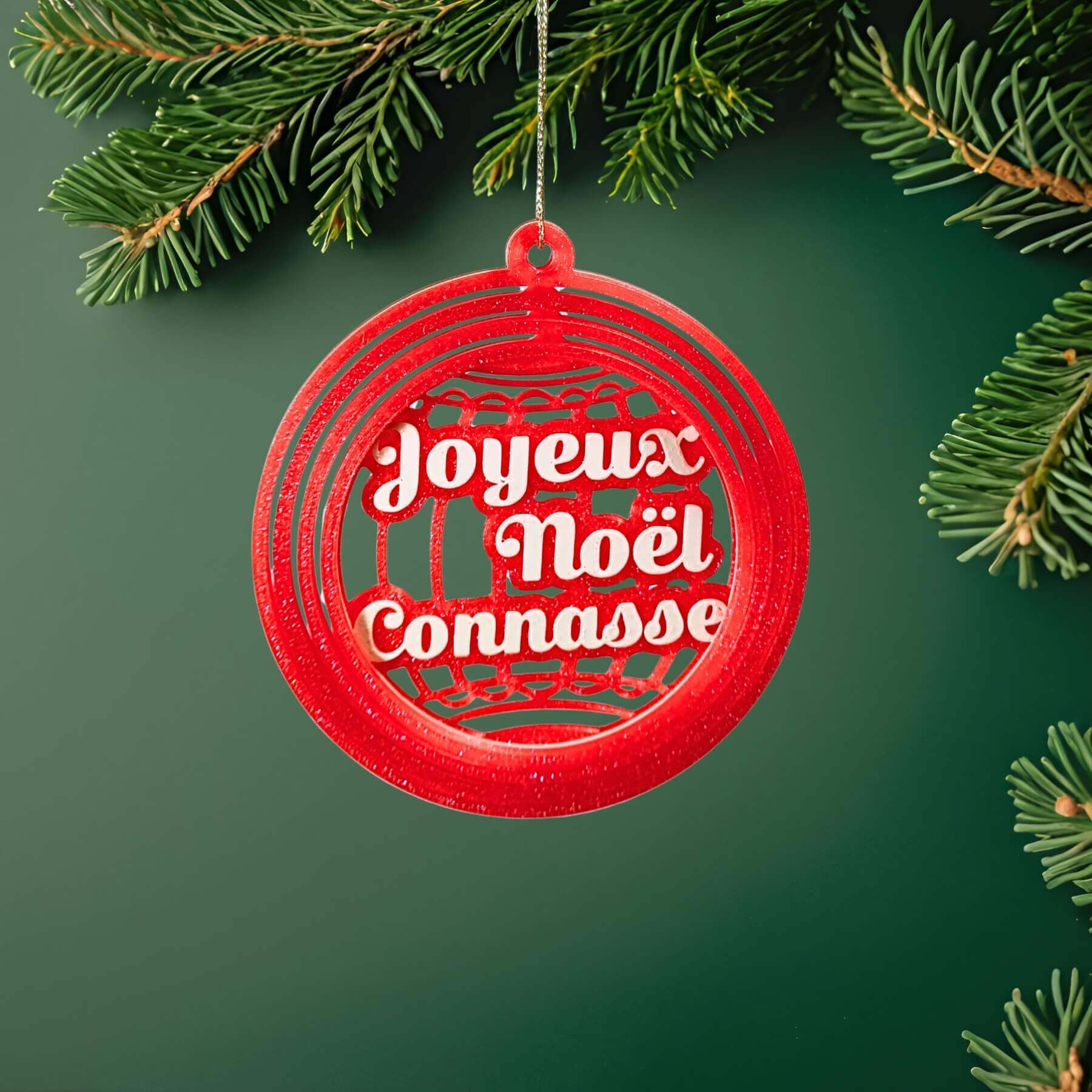 Boule de Noël - Joyeux Noël Connasse – Image 2