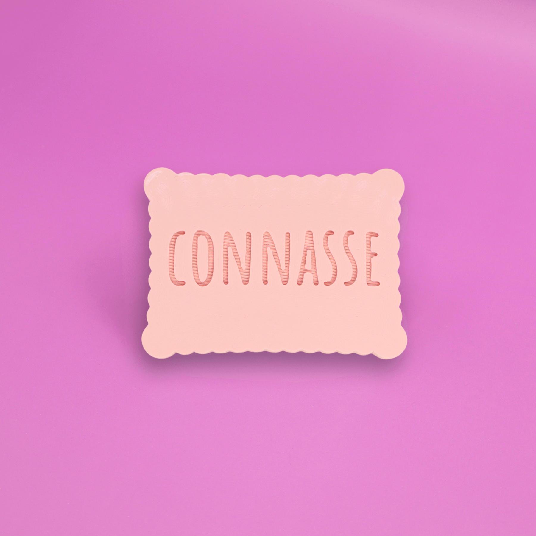 Magnet - Connasse - Rose clair